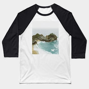 California beach, Ocean, Coast, Beach art, Water Baseball T-Shirt